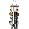 Колокольчики ветра "Инь-Ян", 56 см, металл, бамбук