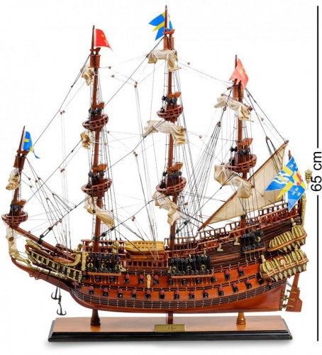 Модель шведского боевого корабля "Wasa"
