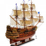 Модель французского линейного корабля 1669г. "Le Soleil Royal"