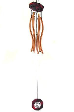Колокольчики ветра "Инь - Ян", бамбук, металл, 50 см