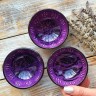 Набор керамических соусниц (3 шт) (фиолетовые)