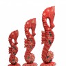 Фигурка "Морской конек" (батик, о.Ява) набор из 3-х, красн. 50см