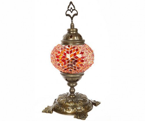 Настольная лампа Марокко (оранжевая)