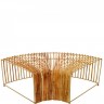 Декоративная скамья "Бамбук" без спинки
