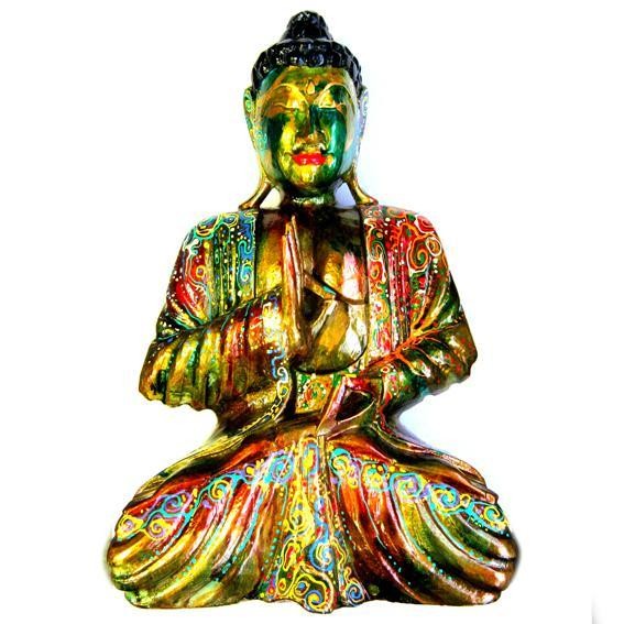 151-3 Голова Будды 40х25см статуэтка, дерево