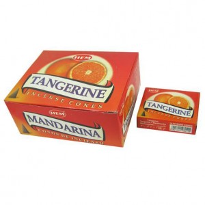 HEM конусные благовония Tangerine МАНДАРИН