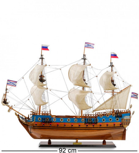 Модель российского линейного корабля 1700г. "Goto Predestinatsia"
