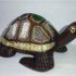 Черепаха коричневый или  темно-золотой с инкрустацией 30см