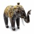 Сувенир из дерева  Слон 20см Албезия Антик Brown-Gold