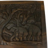 Столик с резной столешницей "Слоны"
