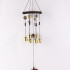 Колокольчики ветра "Полумесяц", бамбук, металл, 6 колокольчиков, 55 см