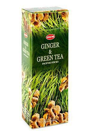 Имбирь и Зелёный Чай (Ginger & Green Tea), шестигранники HEM