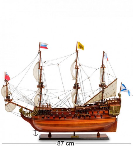 Модель российского линейного корабля 1712г. "Полтава"