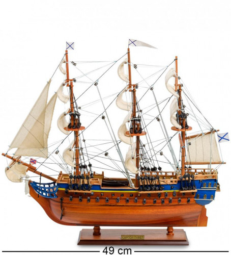 Модель российского линейного корабля 1784г. "Святой Павел"