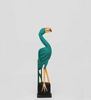 Статуэтка "Зеленый Фламинго" 60см