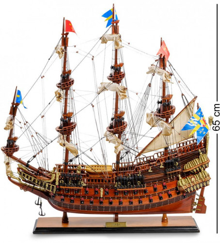 Модель шведского боевого корабля "Wasa"