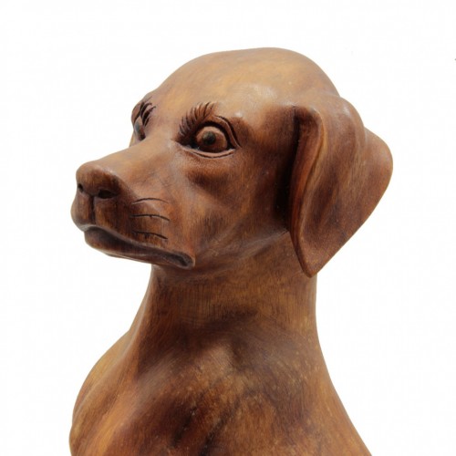 Сувенир из дерева  Собака 50см символ верной дружбы и помощи