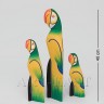 Статуэтка "Зеленый Попугай" набор из трех 40/30/20 см