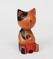 Статуэтка mini КОШКА с котенком