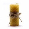 Свеча пчелиный воск  Арома Лимон 8,5 х 4,5 см