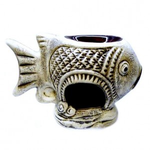 506-13 Аромалампа Рыба, керамика 16х10см