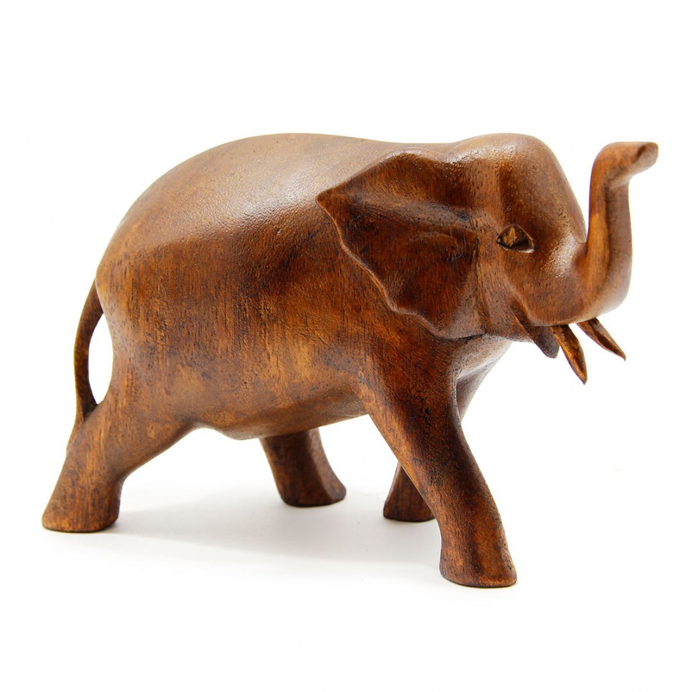 Сувенир из дерева  Слон - Удача и процветание в дом 10см-15см