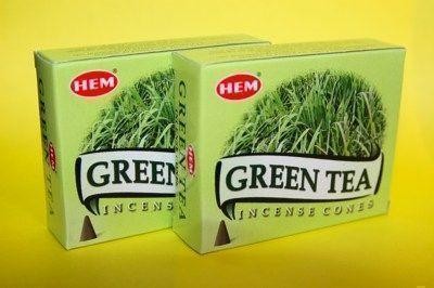 Благовония конусы HEM Green Tea (Зеленый Чай) 1 уп.