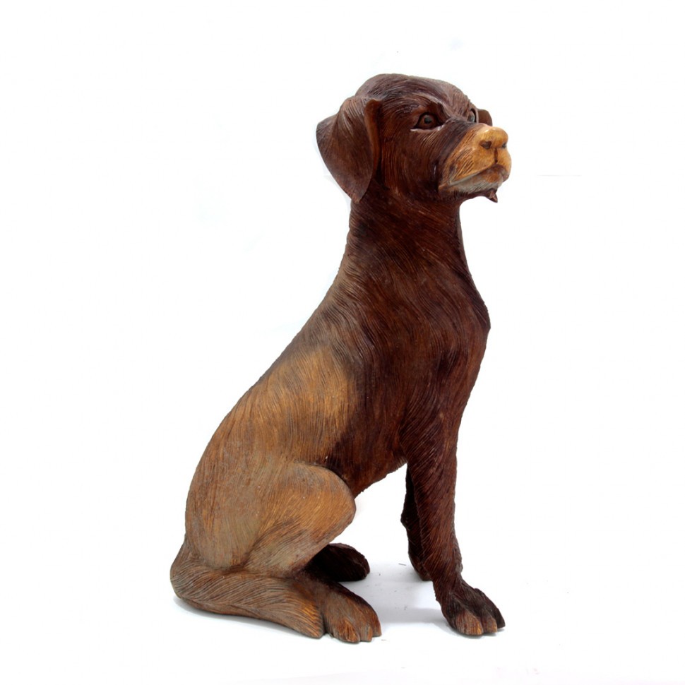 Сувенир из дерева  Собака 50см символ верной дружбы и помощи