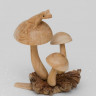 Статуэтка "Ящерица на грибе"