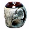 506-01 Аромалампа Слон, керамика 10,5см