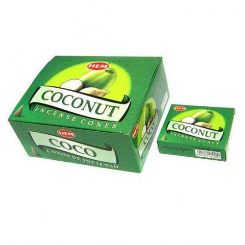 HEM конусные благовония Coconut КОКОС