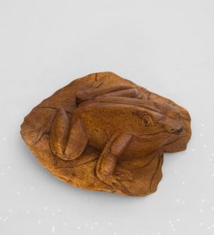 Статуэтка "Лягушка на листе" 7 см суар