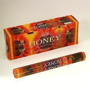 Благовония HEM, шестигранники, Honey (Мёд) 